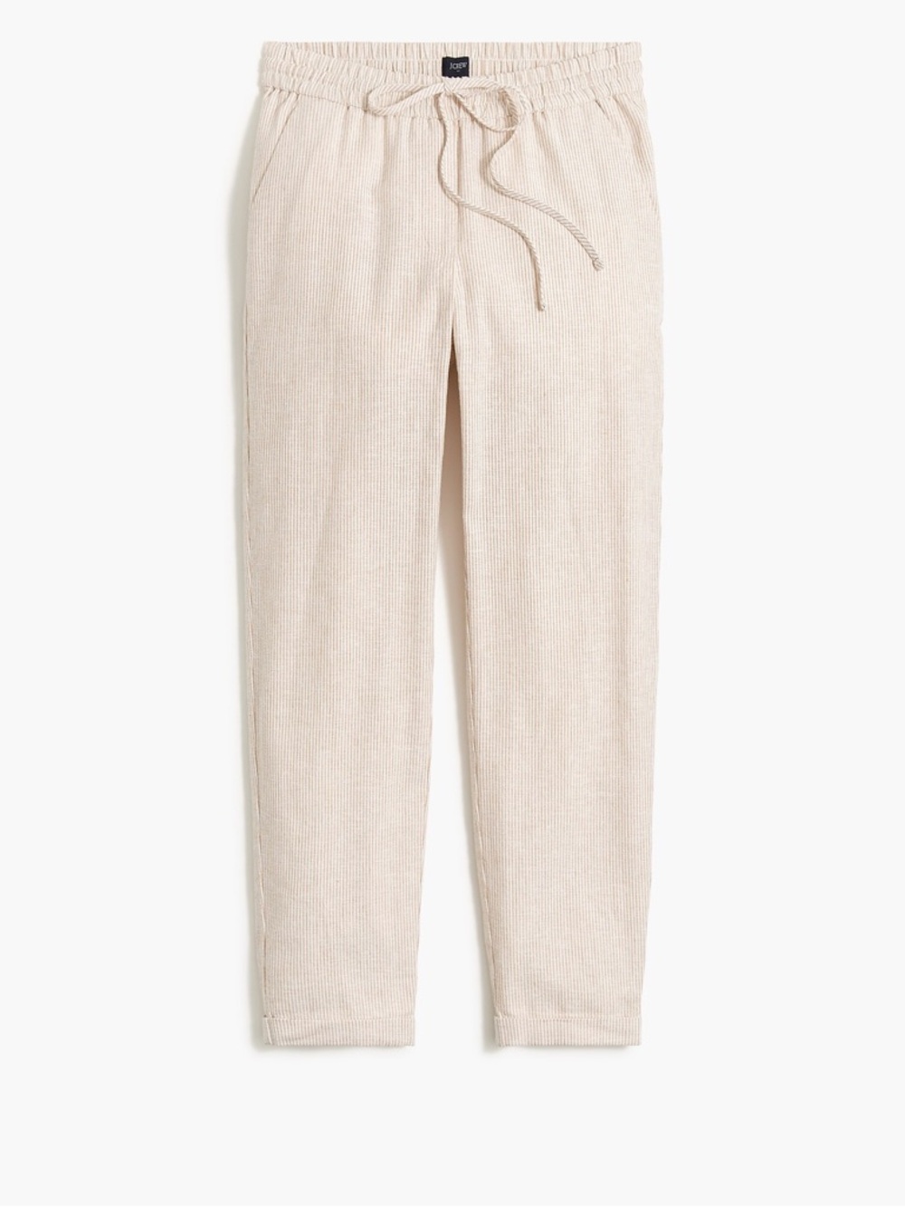 Striped Linen Cotten Drawstring Pant